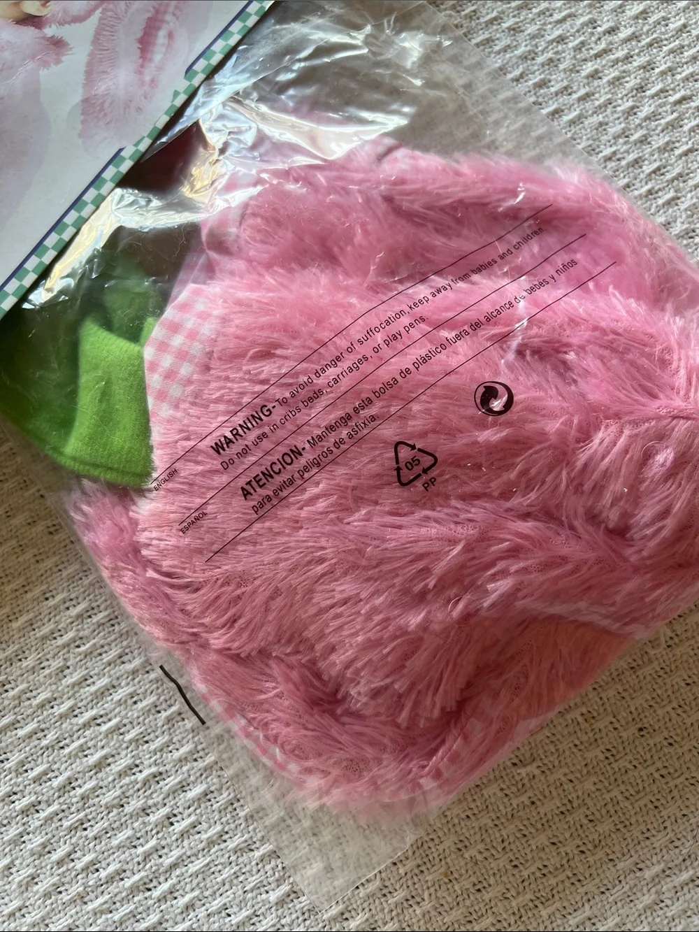Rubie's Pink Plush Infant Bunny Costume with Carrot Rattle